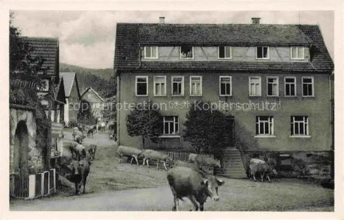 AK / Ansichtskarte Rotterode Gasthof zum Thueringer Wald Viehtrieb
