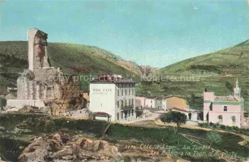 AK / Ansichtskarte La Turbie NICE 06 Alpes-Maritimes Cote d Arur Les Righis la Tour Auouste