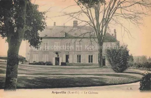 AK / Ansichtskarte Argeville Hargeville Mantes-la-Jolie 78 Yvelines Chateau 