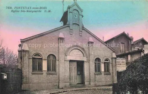 AK / Ansichtskarte Fontenay -sous-Bois 94 Val-de-Marne Eglise Ste Marguerite