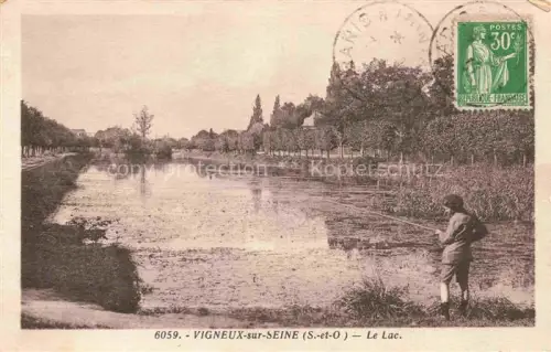 AK / Ansichtskarte Vigneux -sur-Seine 91 Essonne Le Lac
