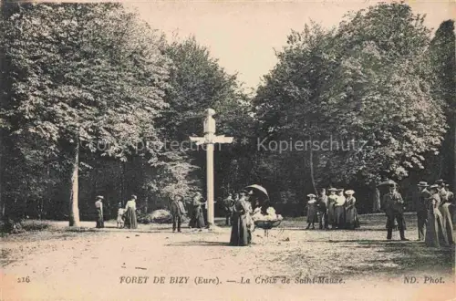 AK / Ansichtskarte Foret de Bizy Vernon 27 Eure La Croix de Saint Mauxe