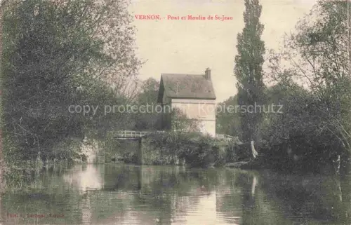 AK / Ansichtskarte Vernon  Evreux 27 Eure Pont Moulin de St. Jean