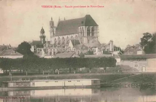 AK / Ansichtskarte Vernon  Evreux 27 Eure Facade posterieure de Notre Dame