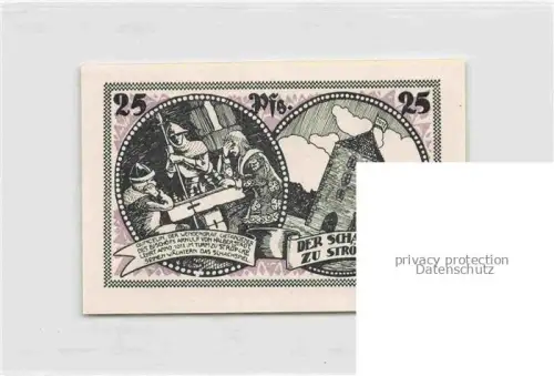 AK / Ansichtskarte Stroebeck Halberstadt 25 Pfennig Gutschein Schachturm