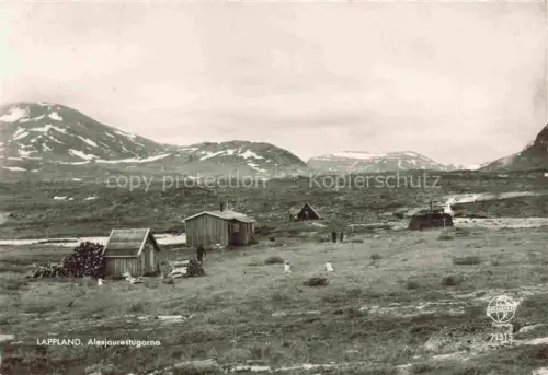 AK / Ansichtskarte Lappland Lapland Norge Alesjaurestugorna
