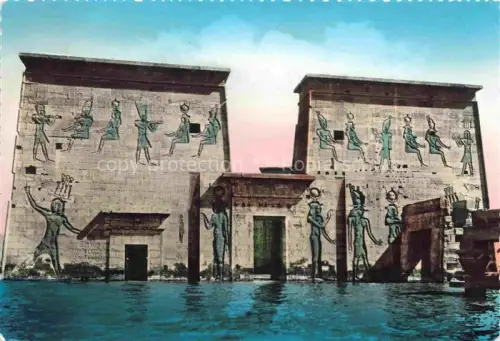 AK / Ansichtskarte Asswan Assuan Aswan Egypt Pylons of Philae Temple