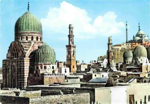 AK / Ansichtskarte CAIRO  Kairo Caire Egypt The Mamelouk Tombs and Citadel