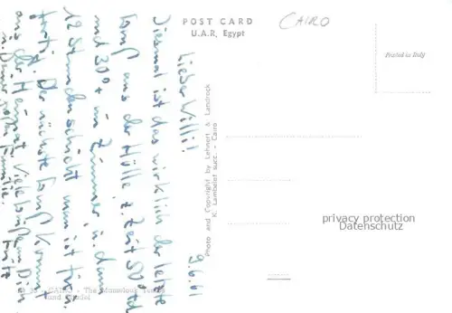 AK / Ansichtskarte CAIRO  Kairo Caire Egypt The Mamelouk Tombs and Citadel