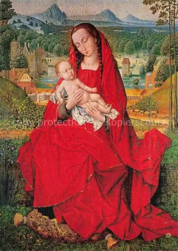 AK / Ansichtskarte MEMLING (1433-1494) Kuenstlerkarte Unsere junge Frau la Vierge Burgos Spanien