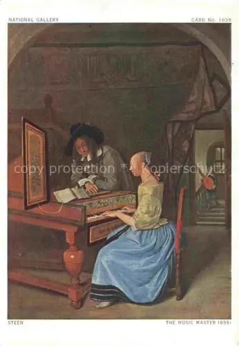AK / Ansichtskarte STEEN Jan (16126-1679) Kuenstlerkarte The Music Master Klavier Piano London