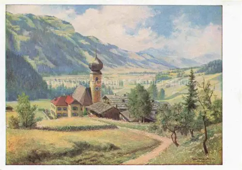 AK / Ansichtskarte MaeRTENS Max Kuenstlerkarte Aurach in Tirol Muenchen