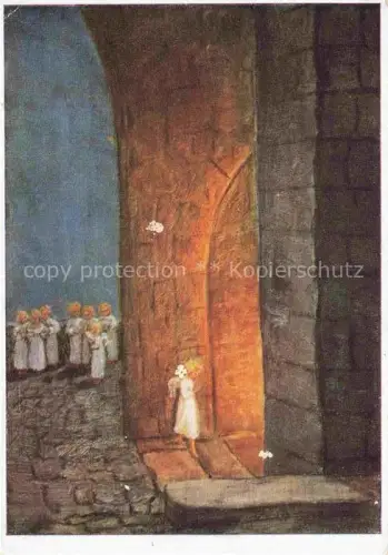 AK / Ansichtskarte SPoeTL Maria Kuenstlerkarte Nr. 364 Stile Nacht Heilige Nacht Engel Schweiz 