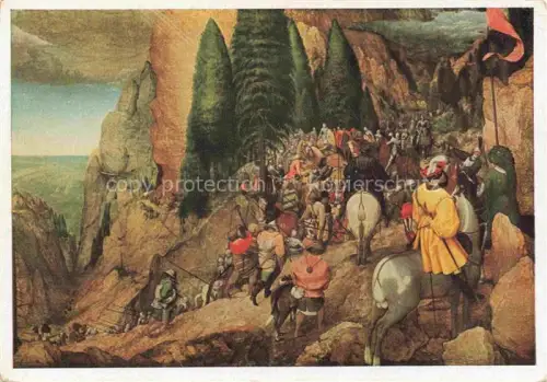 AK / Ansichtskarte BRUEGEL de Oude Pieter (1525-1569) Kuenstlerkarte Nr. 3516 Bekehrung Pauli Wien 