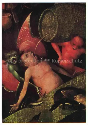 AK / Ansichtskarte BOSCH Hieronymus Jerome (1453-1516) Kuenstlerkarte Das Juengste Gericht 