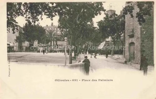 AK / Ansichtskarte Ollioules TOULON 83 Var Place des Palmiers