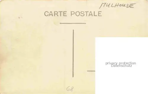 AK / Ansichtskarte MULHOUSE Muehlhausen 68 Haut-Rhin 24 Mai 1931 Féte des Diables Bleus Drapeau des Chasseurs