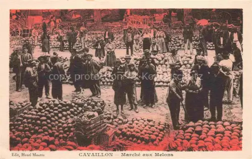 AK / Ansichtskarte Cavaillon APT 84 Vaucluse Marché aux Melons