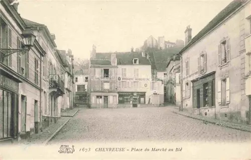 AK / Ansichtskarte Chevreuse Rambouillet 78 Yvelines Place du Marché au Blé