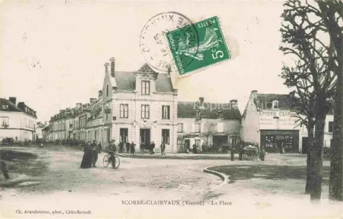 AK / Ansichtskarte Scorbe-Clairvaux Chatellerault 86 Vienne La Place