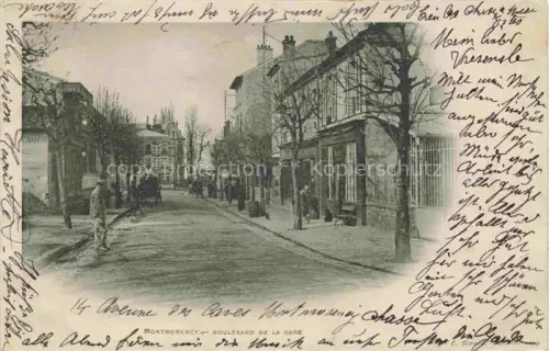 AK / Ansichtskarte Montmorency  Sarcelles 95 Val-d Oise Boulevard de la Gare