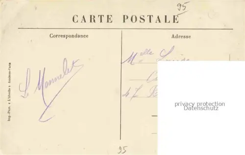 AK / Ansichtskarte Montmorency  Sarcelles 95 Val-d Oise La Croix Blanche Café Restaurant