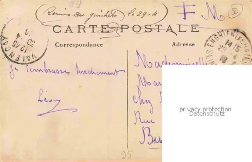 AK / Ansichtskarte Enghien-les-Bains SARCELLES 95 Val-d Oise La Grande Rue Correspondence Militaire