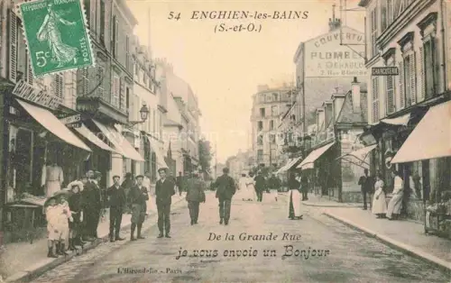 AK / Ansichtskarte Enghien-les-Bains SARCELLES 95 Val-d Oise La Grande Rue