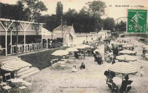 AK / Ansichtskarte Isle-Adam Pontoise 95 Val-d Oise La plage