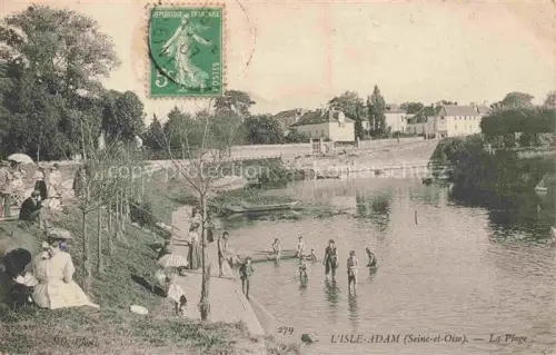 AK / Ansichtskarte L Isle-Adam PONTOISE 95 Val-d Oise La plage