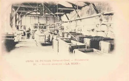 AK / Ansichtskarte Persan-Beaumont PONTOISE 95 Val-d Oise Usine Teinturerie S.A. La Soie