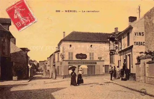 AK / Ansichtskarte Meriel Pontoise 95 Val-d Oise Le Carrefour Boulangerie