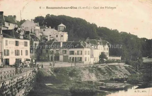 AK / Ansichtskarte Beaumont-sur-Oise PONTOISE 95 Val-d Oise Quai des Pêcheurs