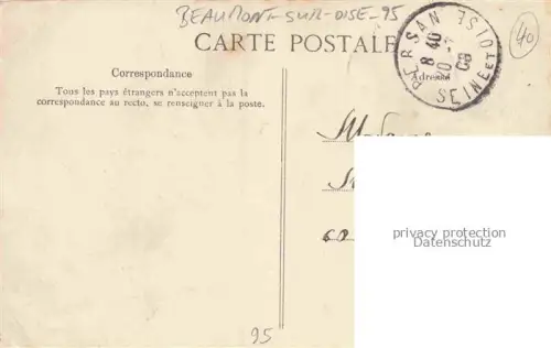 AK / Ansichtskarte Beaumont-sur-Oise PONTOISE 95 Val-d Oise Un garage de bateaux