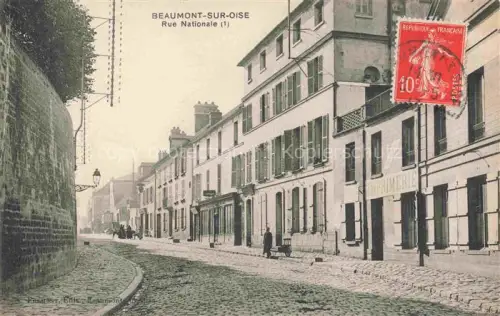 AK / Ansichtskarte Beaumont-sur-Oise PONTOISE 95 Val-d Oise Rue Nationale