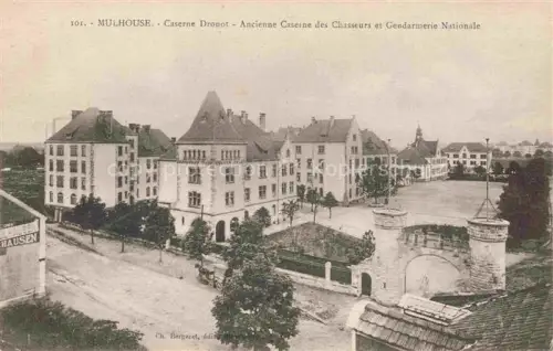AK / Ansichtskarte MULHOUSE Muehlhausen 68 Haut-Rhin Caserne Drouot Ancienne Caserne des Chasseurs et Gendarmerie Nationale