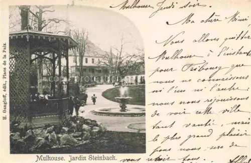 AK / Ansichtskarte MULHOUSE Muehlhausen 68 Haut-Rhin Jardin Steinbach