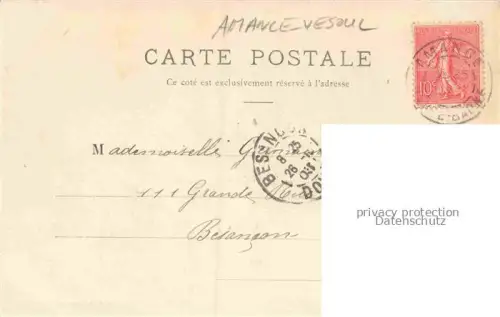 AK / Ansichtskarte Amance  VESOUL 70 Haute-Saone Route de Baulay