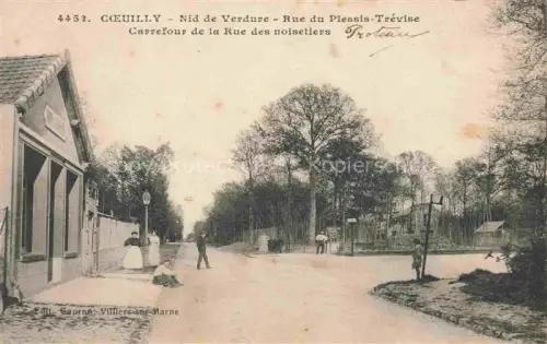 AK / Ansichtskarte COEUILLY Champigny-sur-Marne Nogent-sur-Marne 94 Val-de-Marne Nid de Verdure Rue du Plessis-Trévise Carrefour de la Rue des Noisetiers