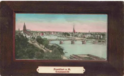 AK / Ansichtskarte FRANKFURT AM MAIN Totalansicht Bilderrahmen