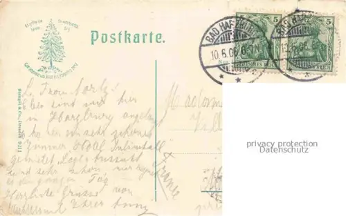 AK / Ansichtskarte BAD HARZBURG Niedersachsen Hotels Juliushall und Belvedere