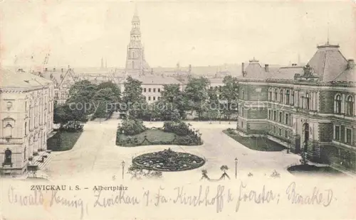 AK / Ansichtskarte ZWICKAU  Sachsen Albertplatz