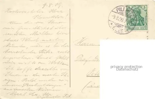 AK / Ansichtskarte Pillnitz Dresden Eingang in den Friedrichsgrund Teich