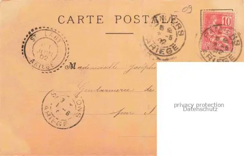 AK / Ansichtskarte Mirepoix  Pamiers 09 Ariege Ruines Chateau  Lagarde