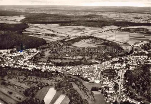 AK / Ansichtskarte Moensheim Wuerttemberg Enzkreis PFORZHEIM BW Fliegeraufnahme