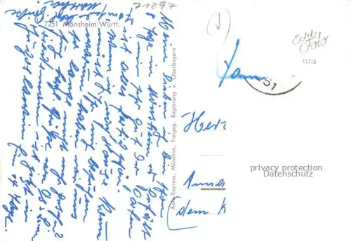 AK / Ansichtskarte Moensheim Wuerttemberg Enzkreis PFORZHEIM BW Fliegeraufnahme