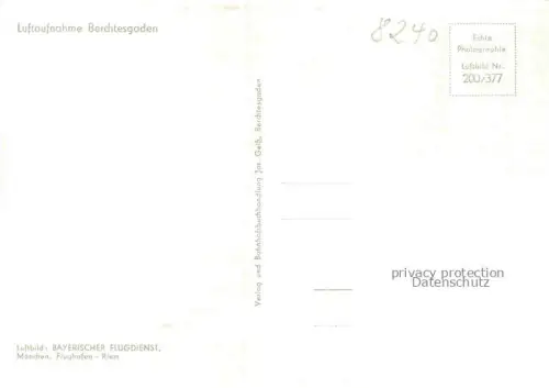 AK / Ansichtskarte BERCHTESGADEN Bayern Fliegeraufnahme