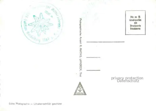 AK / Ansichtskarte Heidelbergerhuette 2265m Silvretta Tirol AT mit Zahnspitz Silvretta