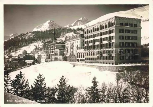 AK / Ansichtskarte St Moritz  SANKT MORITZ GR Kulm Hotels