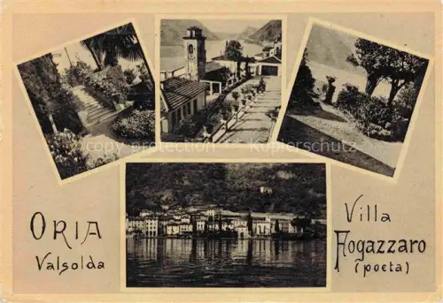 AK / Ansichtskarte Valsolda Val Solda Lago di Lugano Lombardei IT Villa Fogazzaro Details